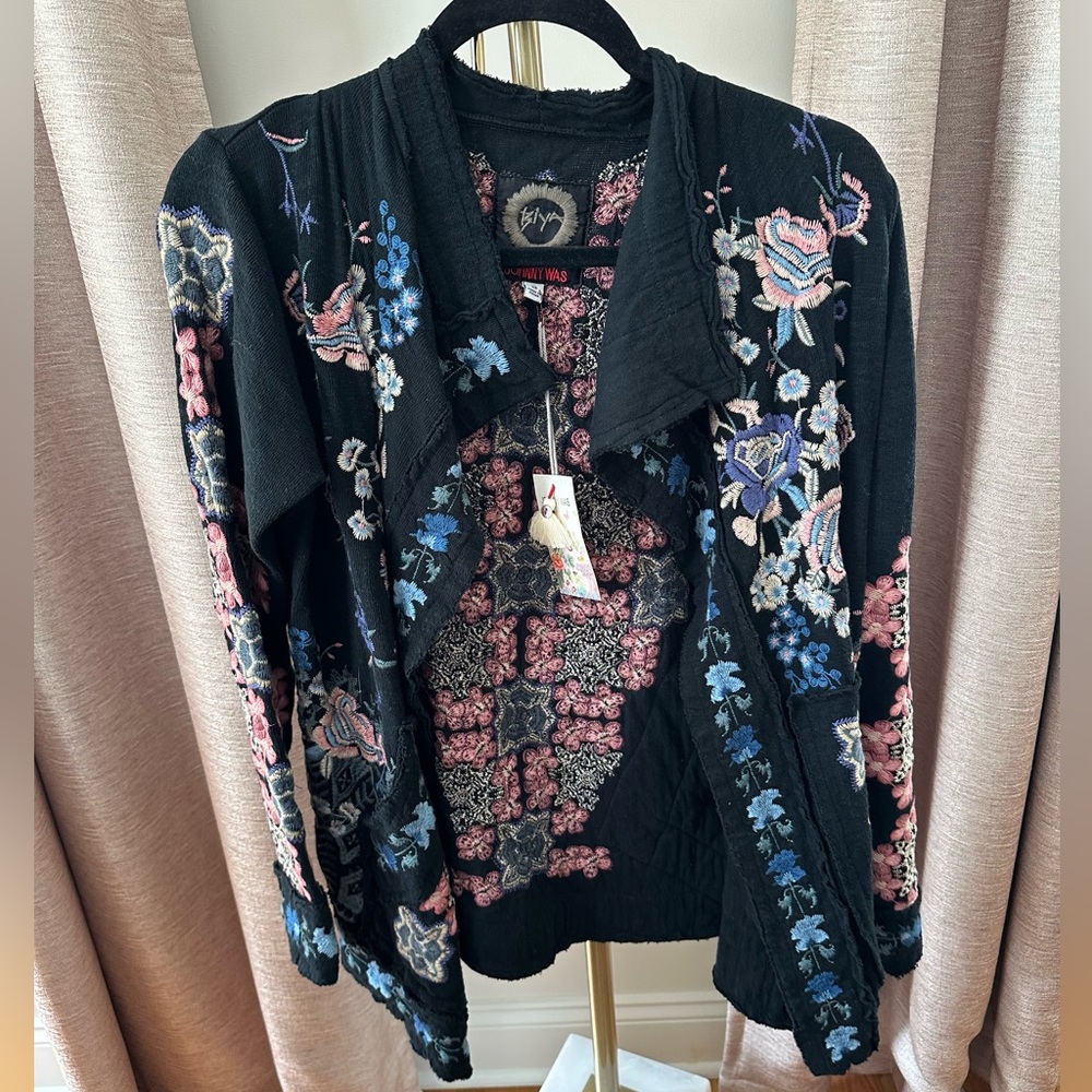 NWT Johnny Was Open Front Jacket